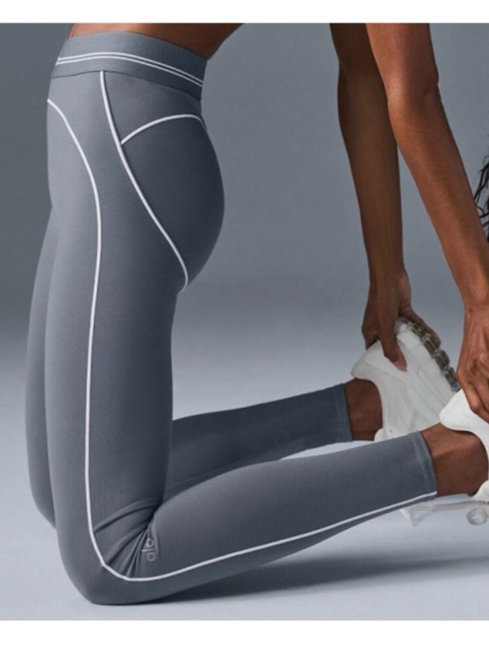 airbrush Heart throb legging grey / white $144